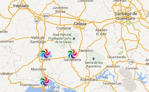 Nota sobre Mapa de Pueblos Mágicos en Guanajuato