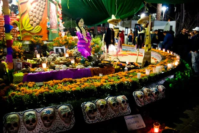 Nota sobre Día de Muertos en Coyoacán