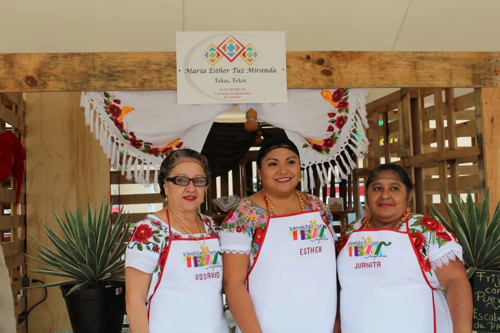 Nota sobre Encuentro de Cocineras Tradicionales de Yucatán en 2017