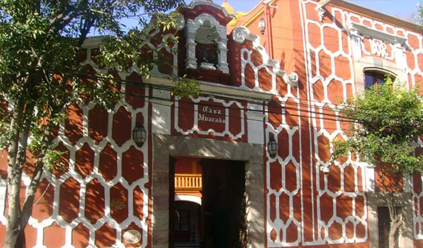 Nota sobre Casa Roja o de la Malinche, arquitectura colonial en Coyoacán