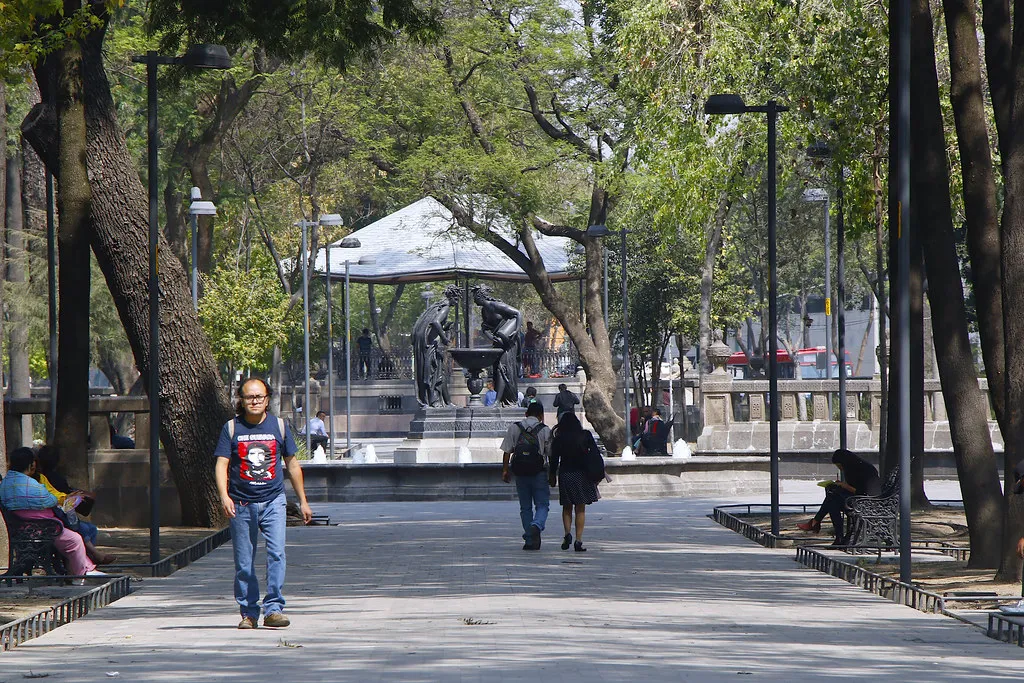 Nota sobre Paseos en la Alameda Central de la Ciudad de México