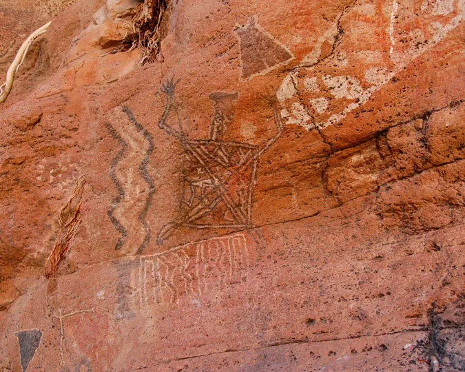 Nota sobre La Pintada, zona mágica de pinturas rupestres en Sonora