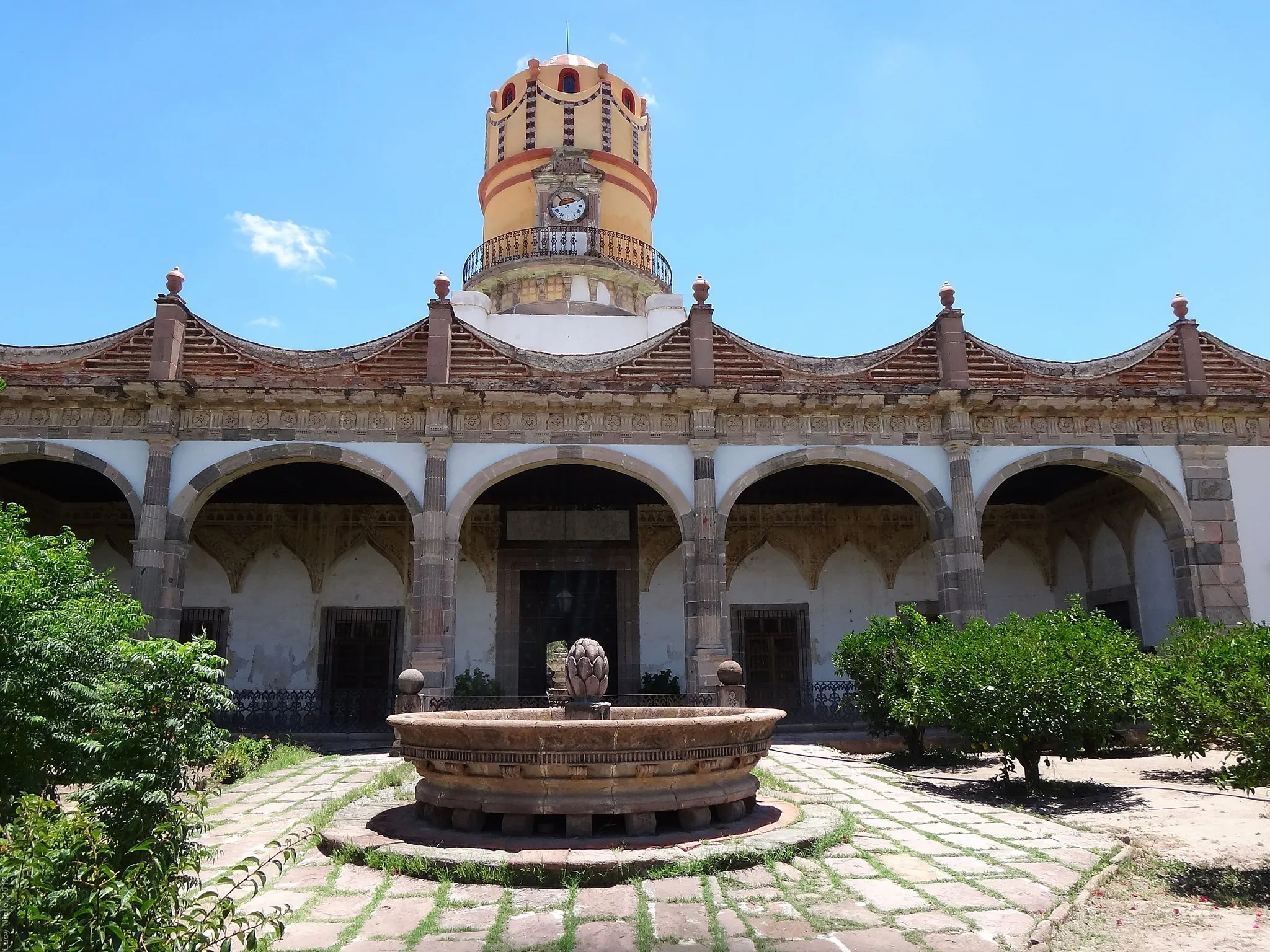 Nota sobre Los hermosos jardines de la Hacienda de la Noria en Aguascalientes