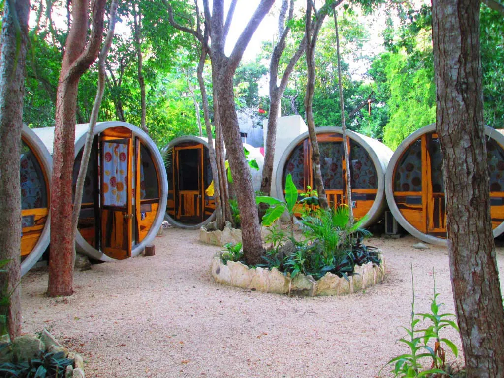 Conoce el formidable Hotel-Tubo de Tulum