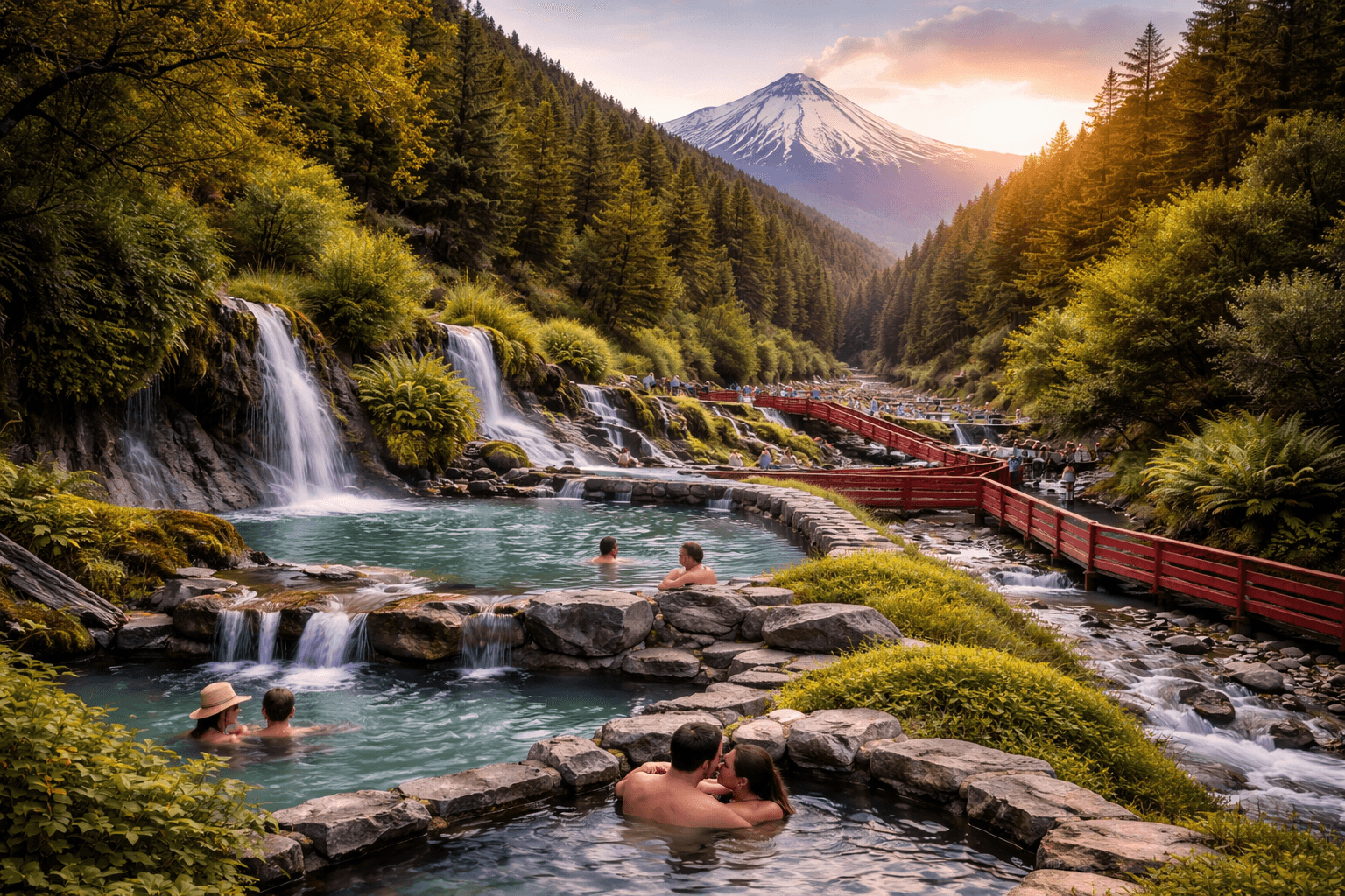 Los mejores balnearios con aguas termales en Chile: bienestar, naturaleza y experiencias únicas