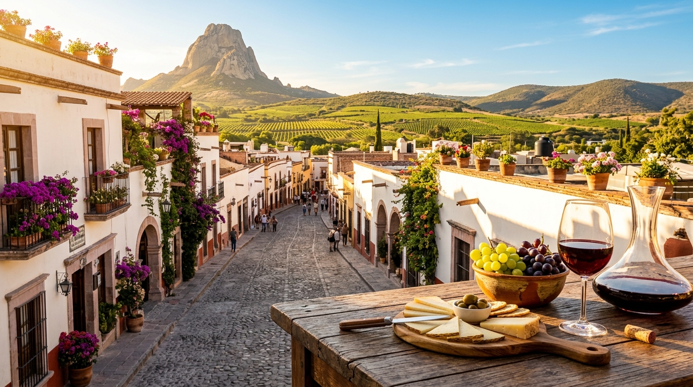 Explora la Ruta del Vino y el Queso en Querétaro: Pueblos Mágicos que Maridan Cultura, Aventura y Exquisitos Sabores Explora la Ruta del Vino y el Queso en Querétaro: Pueblos Mágicos que Maridan Cultura, Aventura y Exquisitos Sabores