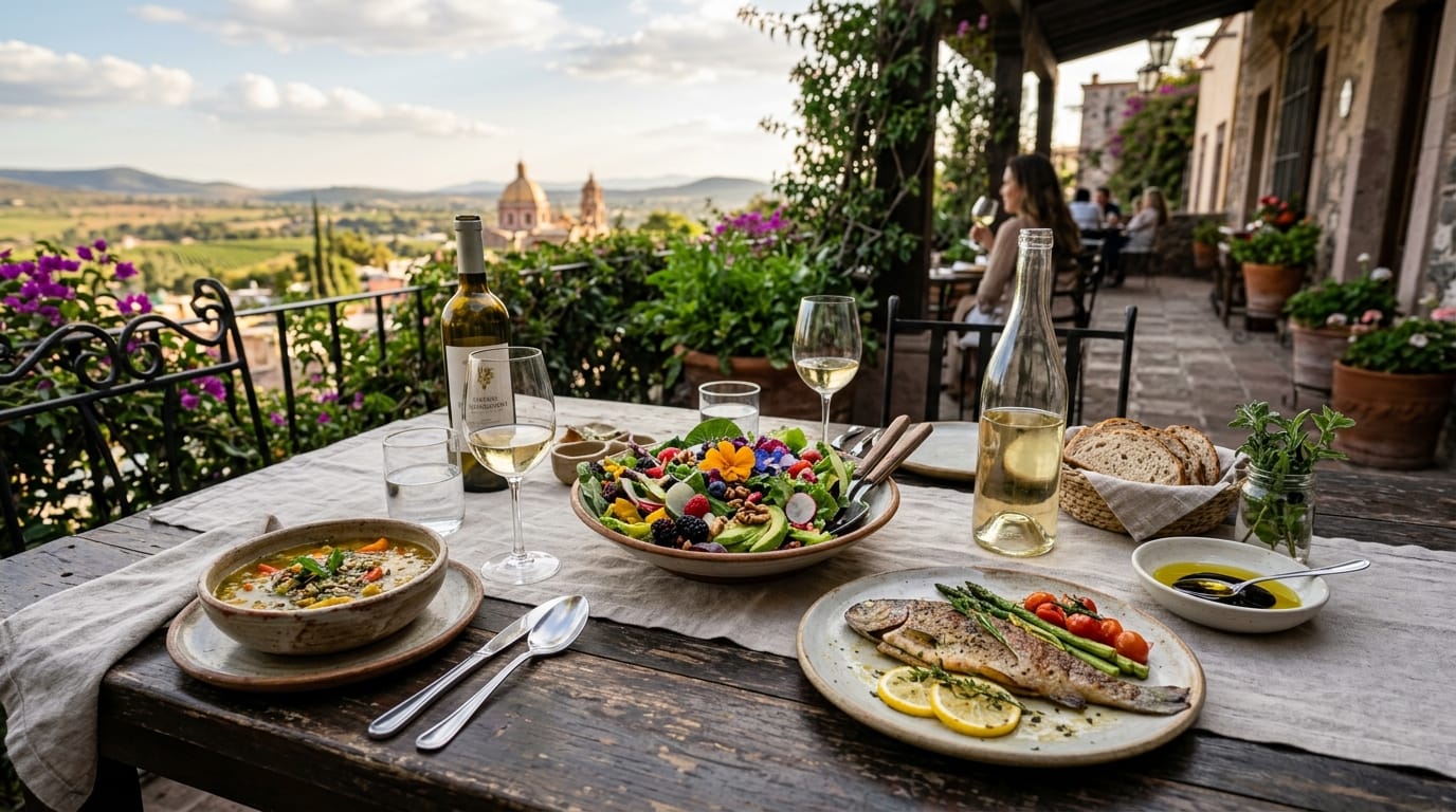 Gastronomía de Bienestar en Tequisquiapan: Saborea Platillos Saludables y Orgánicos en Alojamientos con Encanto Gastronomía de Bienestar en Tequisquiapan: Saborea Platillos Saludables y Orgánicos en Alojamientos con Encanto